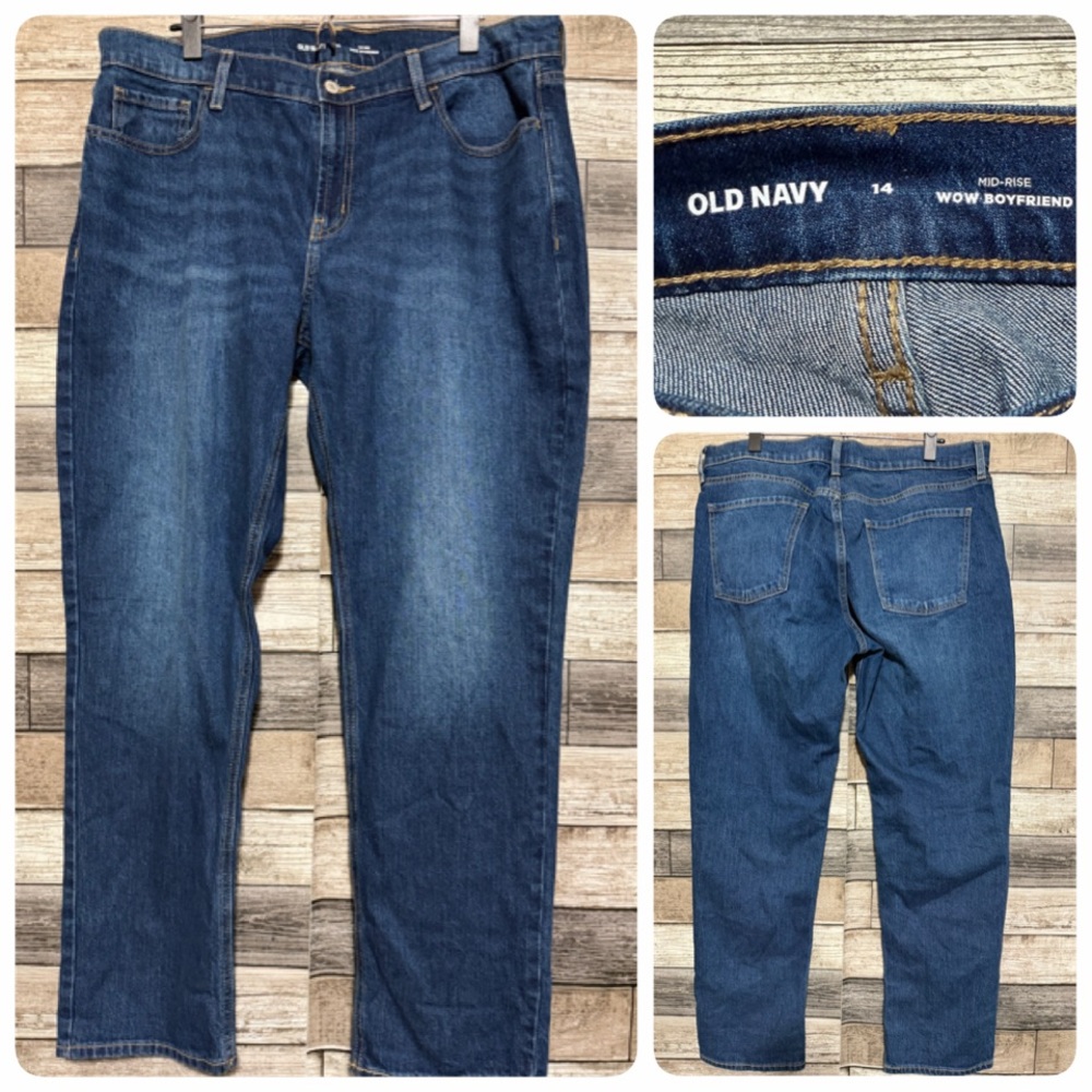 Old Navy Wow Boyfriend Jeans Straight Leg